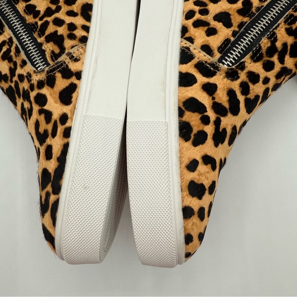 Steve MaddenWomen's Caliber Wedge Sneakers Leopard Print High-Top Sneakers SZ 10 - Picture 8 of 16